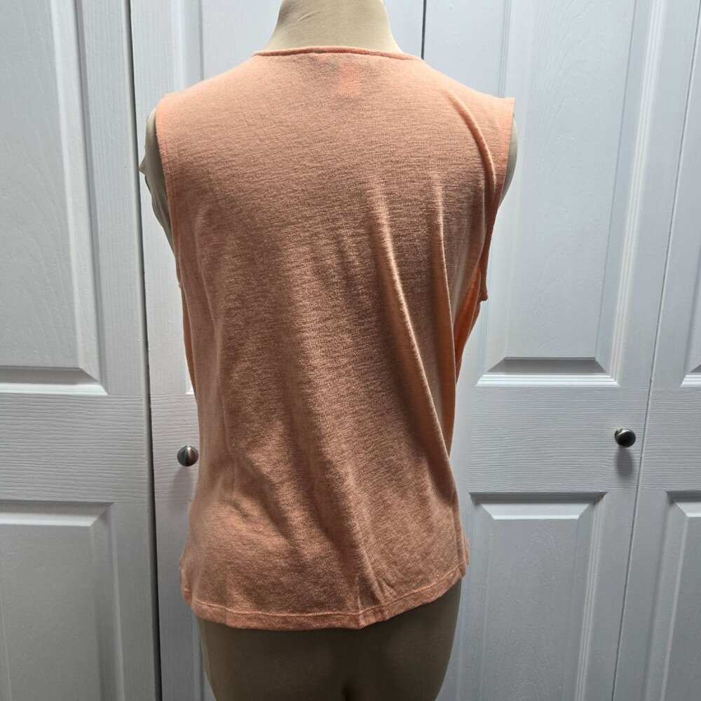 Orange Athleta Breezy Wrap Tank Size Medium - Picture 2 of 3